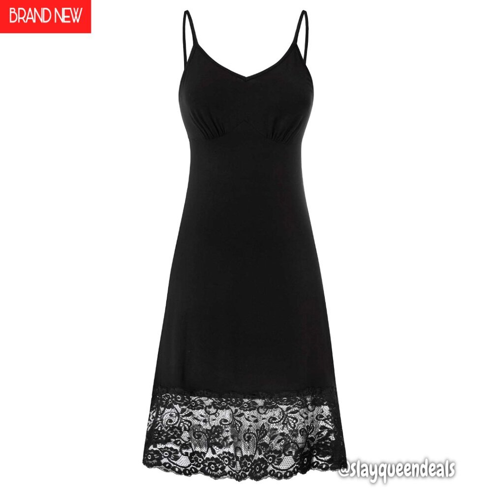 Adjustable Spaghetti Strap Full Slip Under Dresse… - image 1